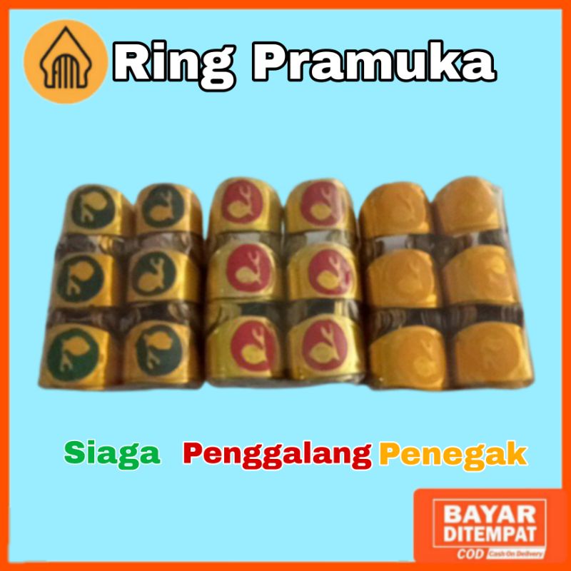

Ring Pramuka Siaga, Penggalang, Penegak Bahan Seng 1 Pak (isi 100)
