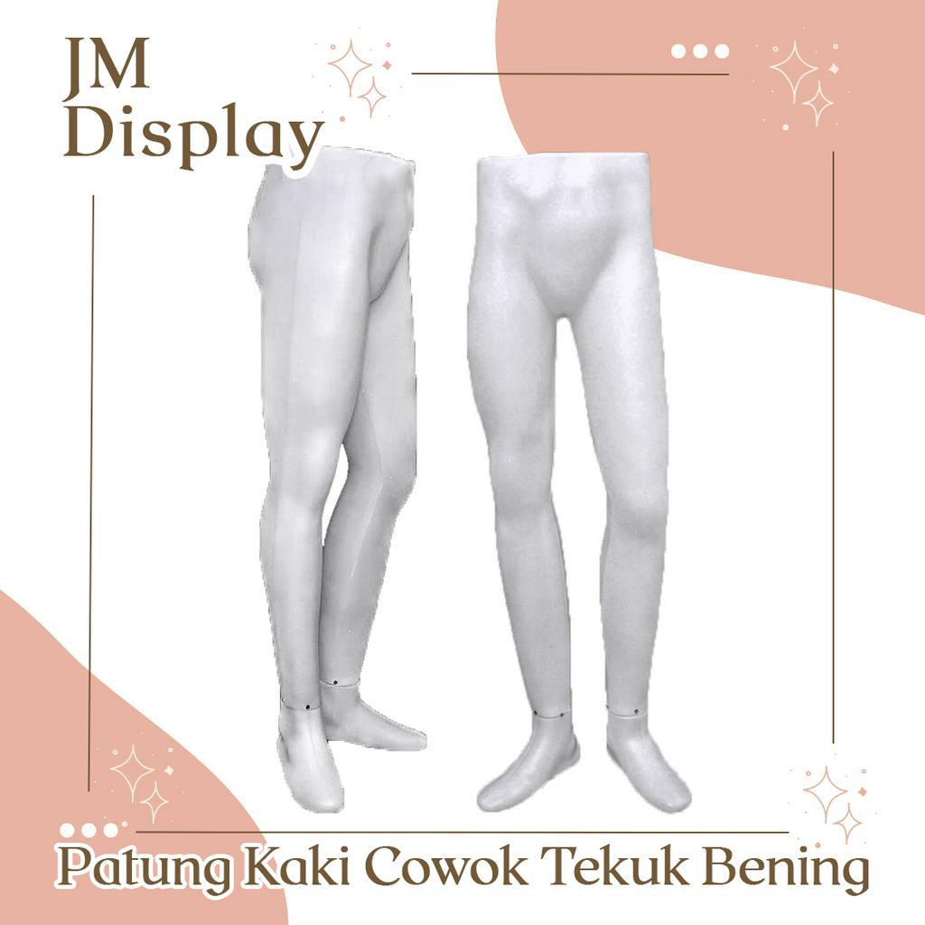 Patung Manekin Kaki Cowok Pria Dewasa/Patung Kaki Cowok Tekuk Display Pajangan Celana Cowok Pria Dew