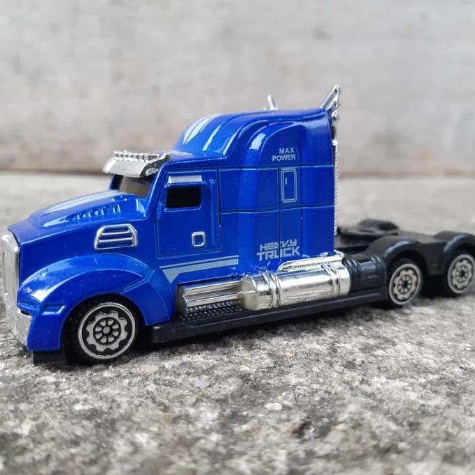 DIECAST KEPALA TRUK TRAILER ALLOY - MINIATUR MOBIL TRUCK KONTAINER