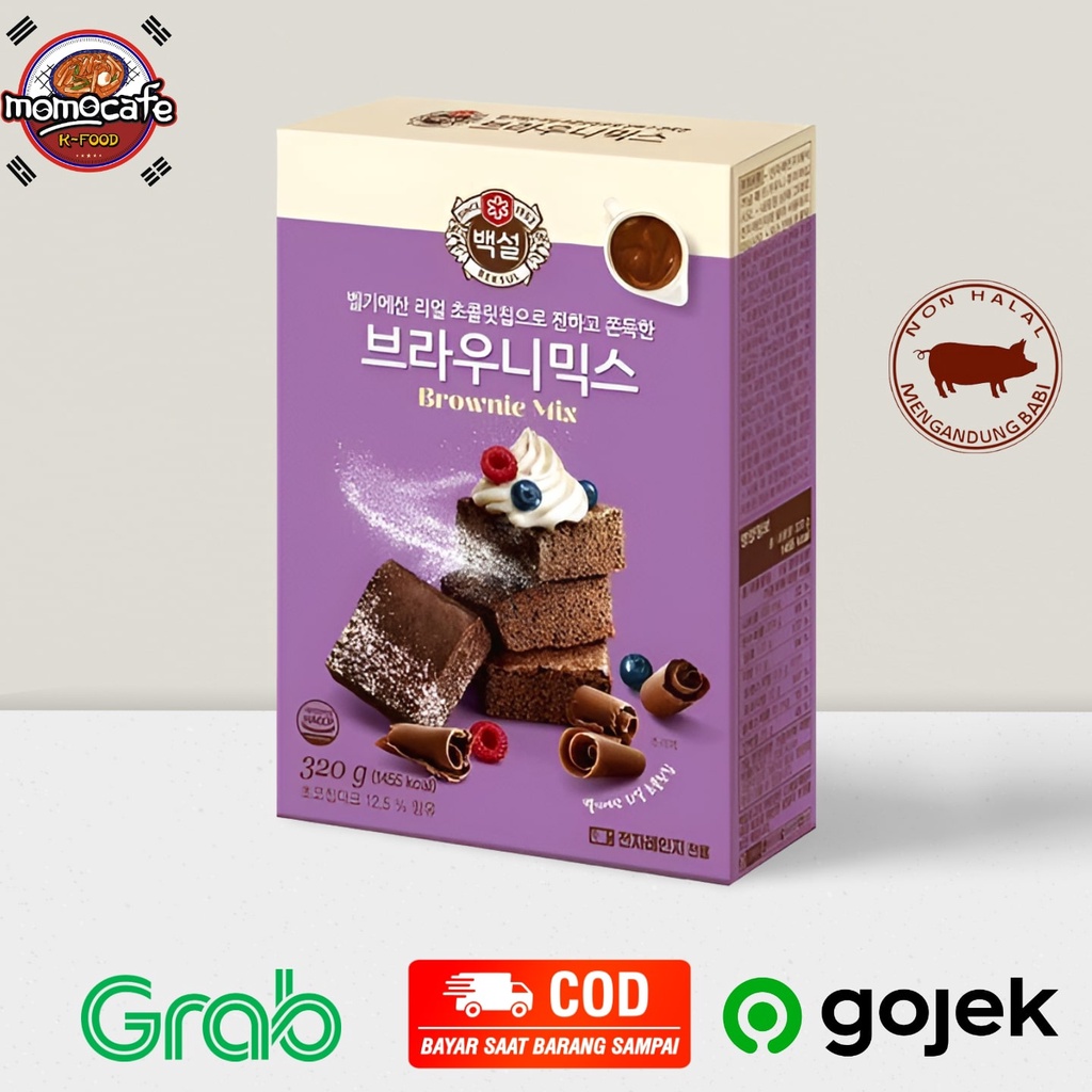 

Beksul Brownie Mix 320g - Premiks Untuk Brownies Made in korea
