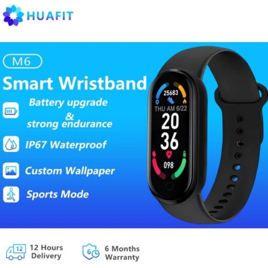 huafit m6 smartband fitness tracker