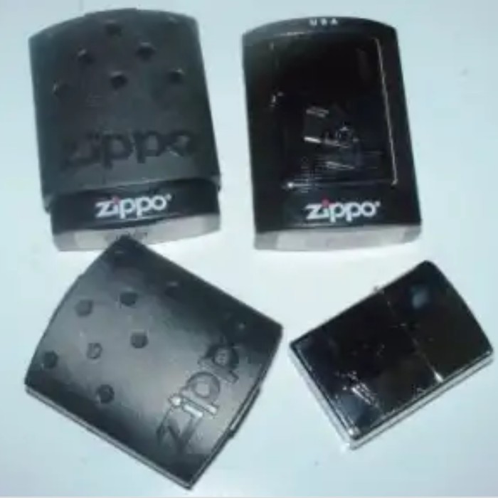 korek api zippo silver