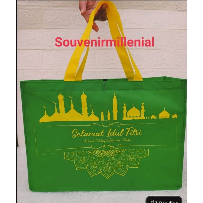 

Tas idul Fitri Bingkisan Parcel Hampers Lebaran Hari Raya Goodiebag Ramadhan Bisa request nama