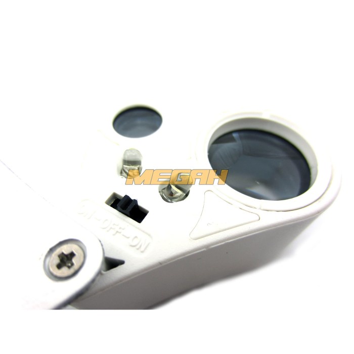 

LUP KACA PEMBESAR DOUBLE LENSA 30x dan 60x DENGAN LAMPU LED BN725