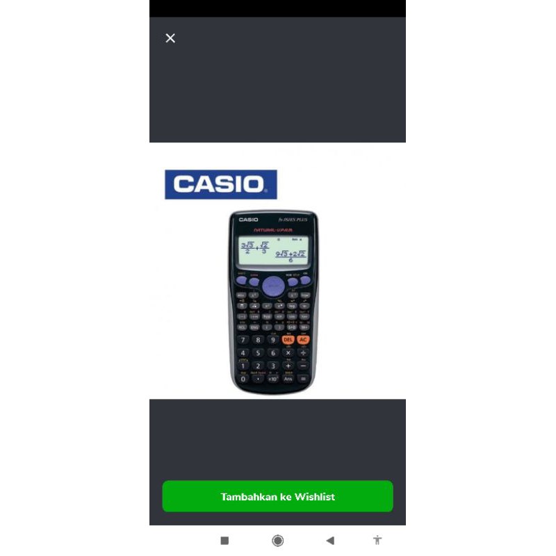 

Kalkulator Casio FX-350ES