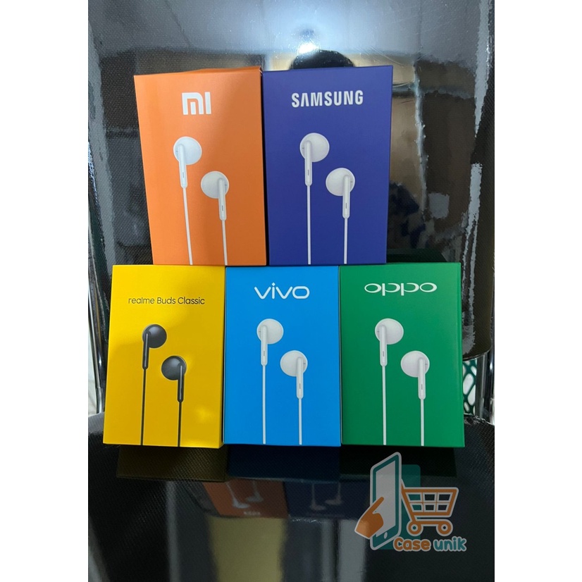 BM045 HF BRANDED R13 MH133 / HEADSET / HEDSET / HANDSFREE / EARPHONE Vivo oppo xiaomi realme Samsung suara bagus ALL TYPE CS110