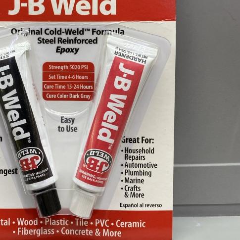 

✿ jb weld jbweld lem tahan panas epoxy tahan panas ►