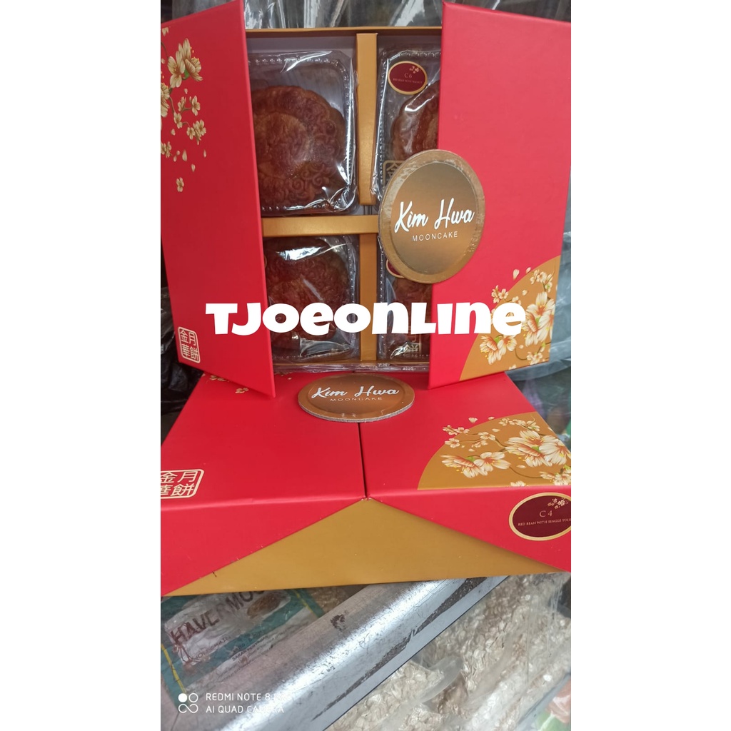 Mooncake Kim Hwa ( Kue Bulan ) Chung Ciu  Pia ( kacang hitam telur )