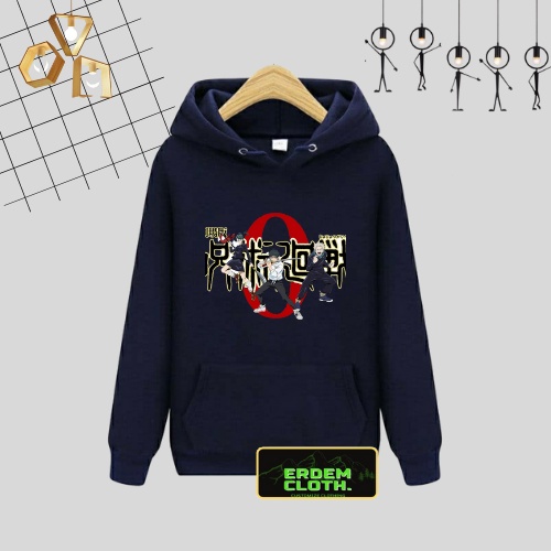Jaket Hoodie Sweater Anak Laki Laki Jujutsu Kaisen Movie 0 Umur 2-12 Tahun