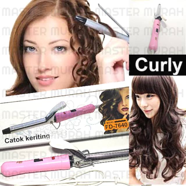 MM HARGA PROMO Catok Keriting Gulung Curly FD-7640