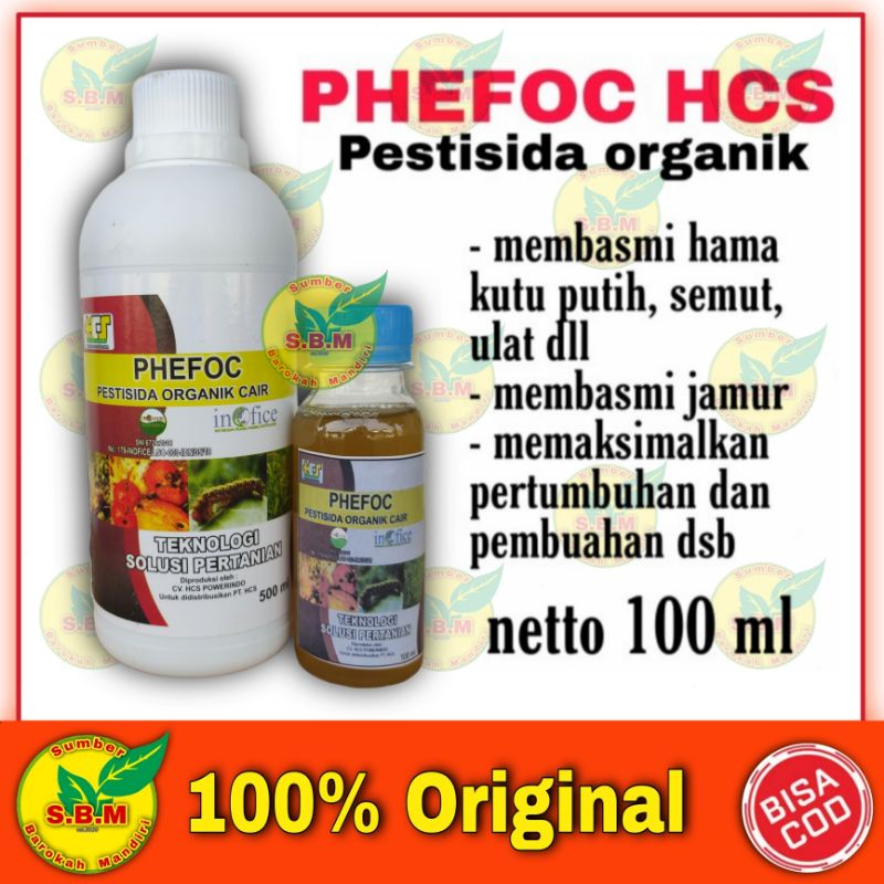 PHEFOC HCS pestisida herbisida fungisida organik cair Pupuk organik cair