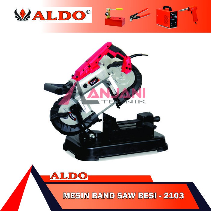 ALDO 2103 MESIN GERGAJI BANDSAW BESI BAND BEND SAW PORTABLE DUDUK MEJA