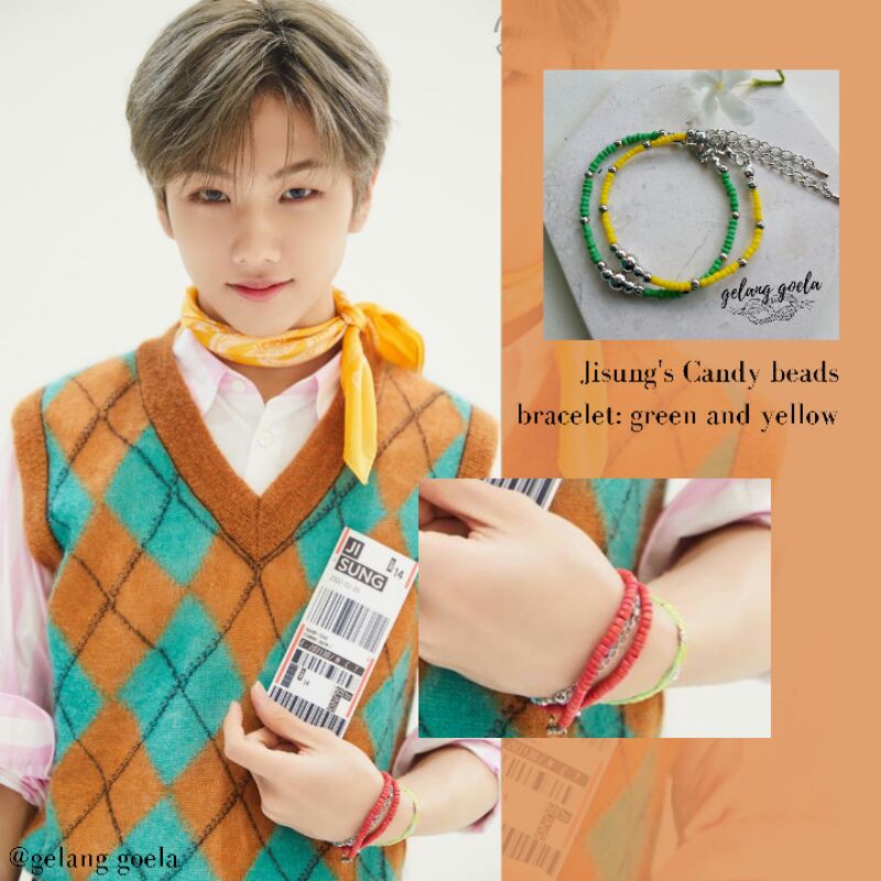 gelang_goela | gelang Kpop Jisung NCT Dream - Resonance pt2 departure  - Candy beads bracelet