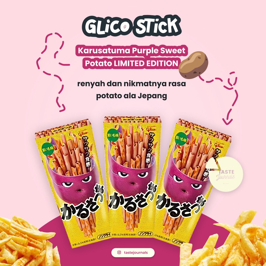 

SNACK JEPANG!!! GLICO Purple Sweet Potato Sticks