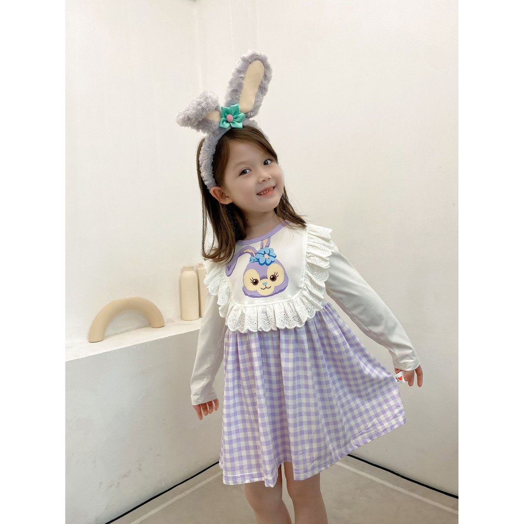 Dress Anak Perempuan Korean Fashion Motif Kelinci/Melody Long Sleeve Gaun