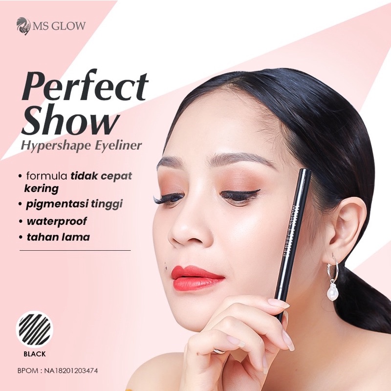 MS GLOW EYE SERIES COSMETIC | EYELASH SERUM | EYEBROW PENCIL | EYELINER MS GLOW