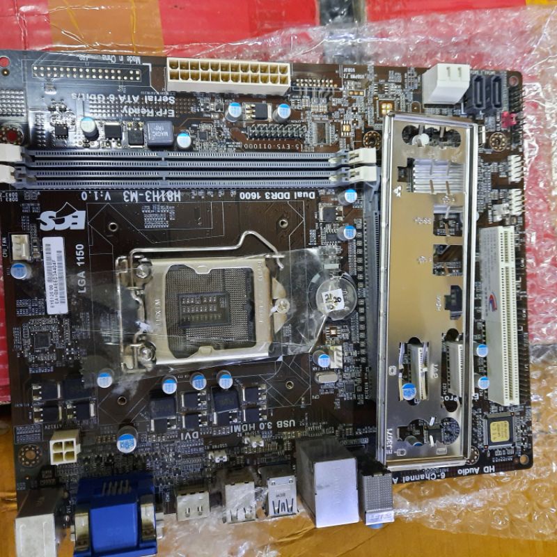 Paket h81 prosesor core i3 4160 gen 4 ram 8gb ddr3 plus fan