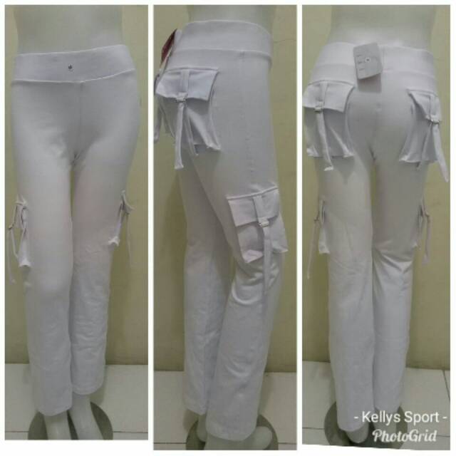 CELANA SENAM KARGO PUTIH