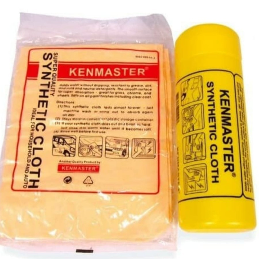 Lap Kanebo - Kenmaster Lap Motor - Plas Chamois Cloth - uk Besar