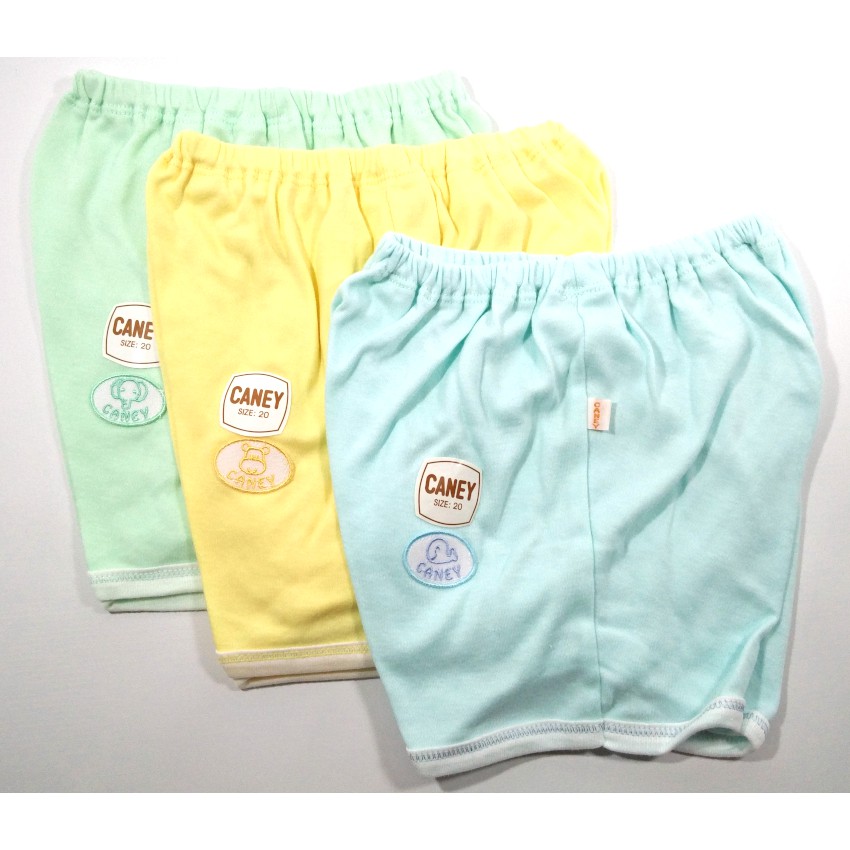  Celana  Pendek  Bayi  Caney Warna  3 pcs Shopee Indonesia