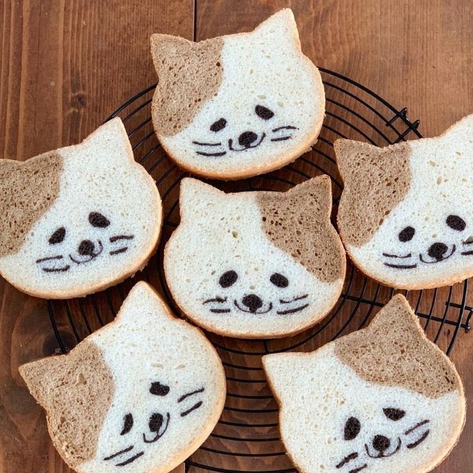 Loyang roti tawar karakter / loyang roti beruang / loyang roti kucing Termurah