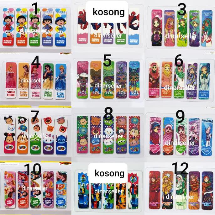 

STICKY NOTES PLASTIK STICK MARKER / PEMBATAS BUKU HALAMAN (GROSIR)