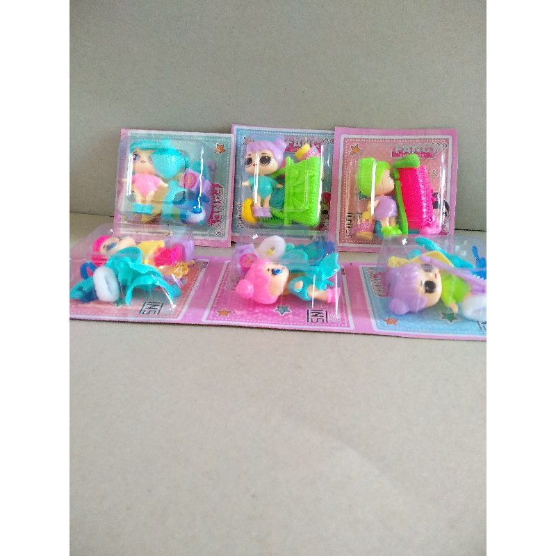 3 pcs mainan boneka lol mini mainan anak perempuan