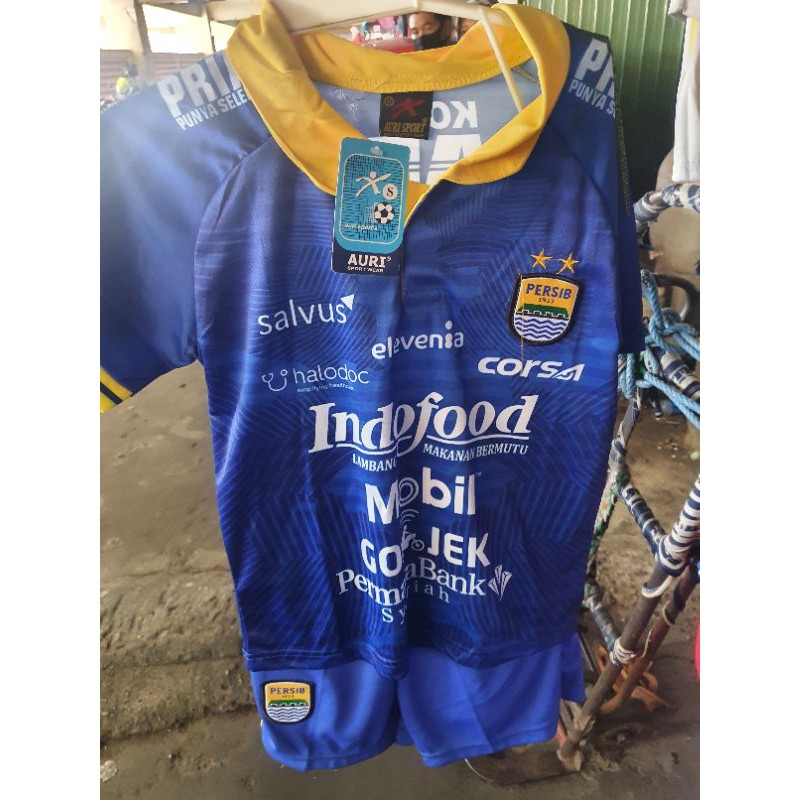 SETELAN JERSEY BOLA ANAK KIDS PERSIB BANDUNG HOME AWAY PRINTING