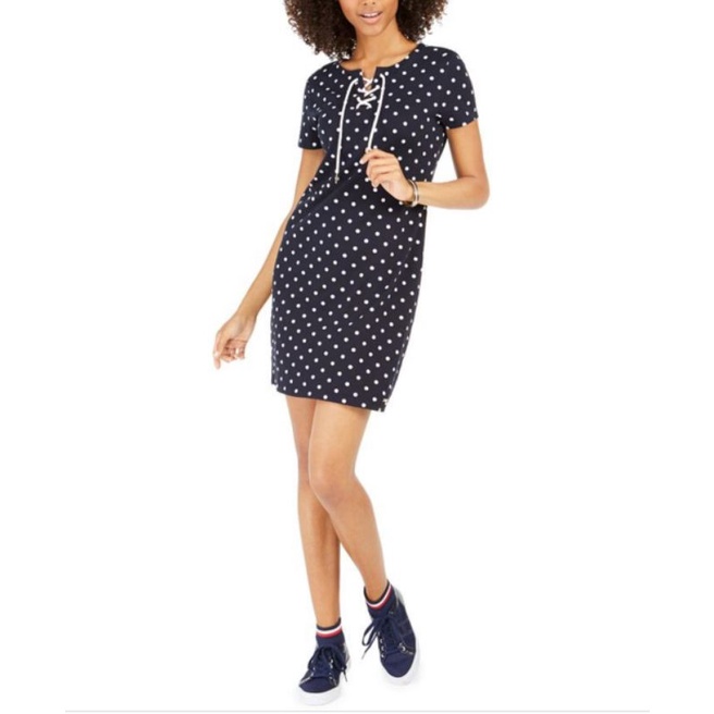 Tommy Hilfiger lace-up dress