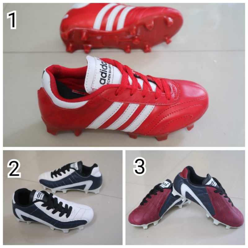 sepatu bola anak kulit sapi asli/sepatu sepak bola anak anak bahan kulit
