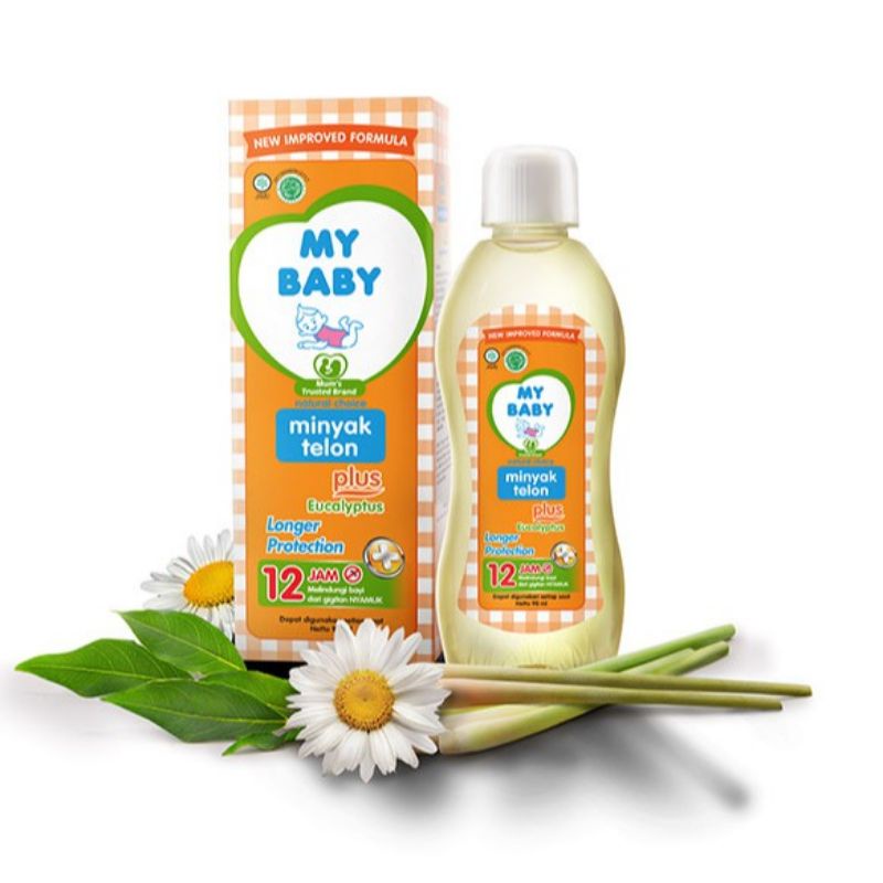 My Baby Minyak Telon Plus Eucalyptus Longer Protection