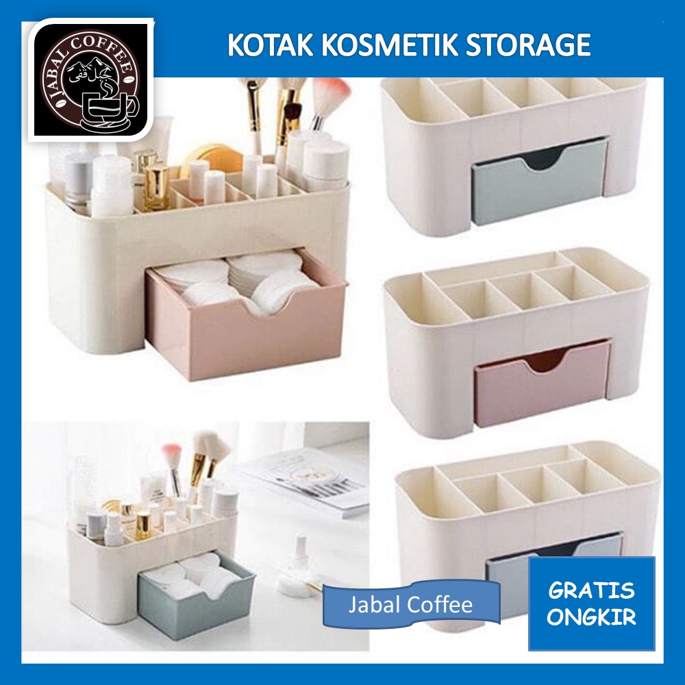 Rak Kosmetik Serbaguna / Kotak Kosmetik Storage Box Make Up / Kotak Perhiasan