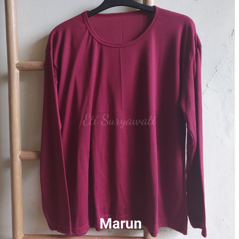 [BISA COD] Manset Kaos Soft Spandex Super size Jumbo Xxxl-Marun
