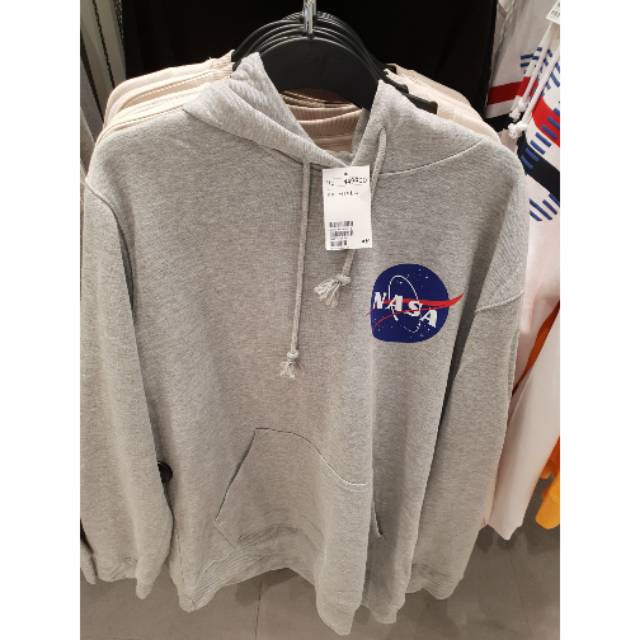 [BAYAR DI TEMPAT] HODI HODY JKET SWITER / JAKET SWEATER HOODIE NASA H&amp;M FULL TAG