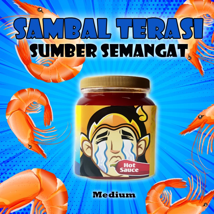 

SAMBAL TERASI-Sambel Trasi Cumi Telor/Teri/Tenggiri/Ayam/Ebi Uk. MEDIUM - SAMBAL SUMBER SEMANGAT