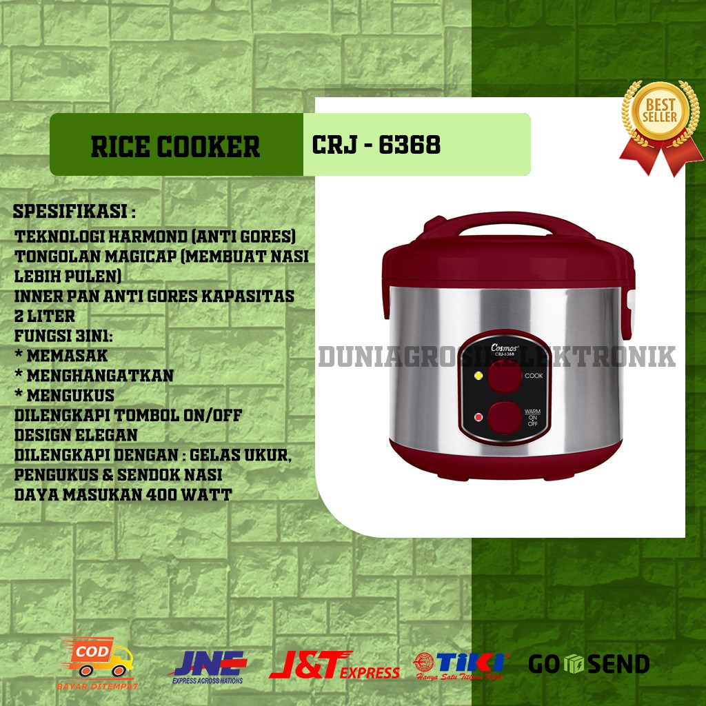 Cosmos Rice Cooker CRJ - 6368