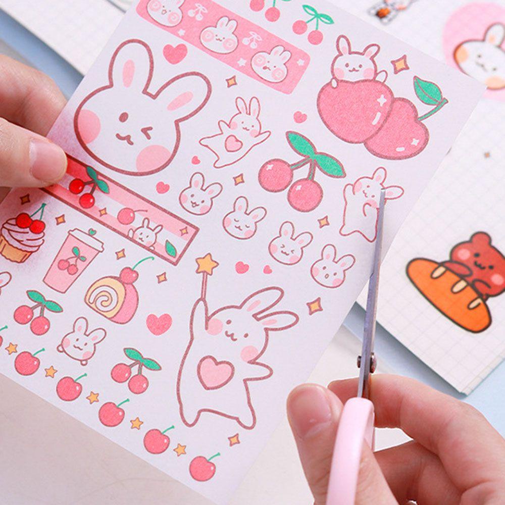 Stiker Scrapbooking Anak DIY Planner Diary Tempel Nanas