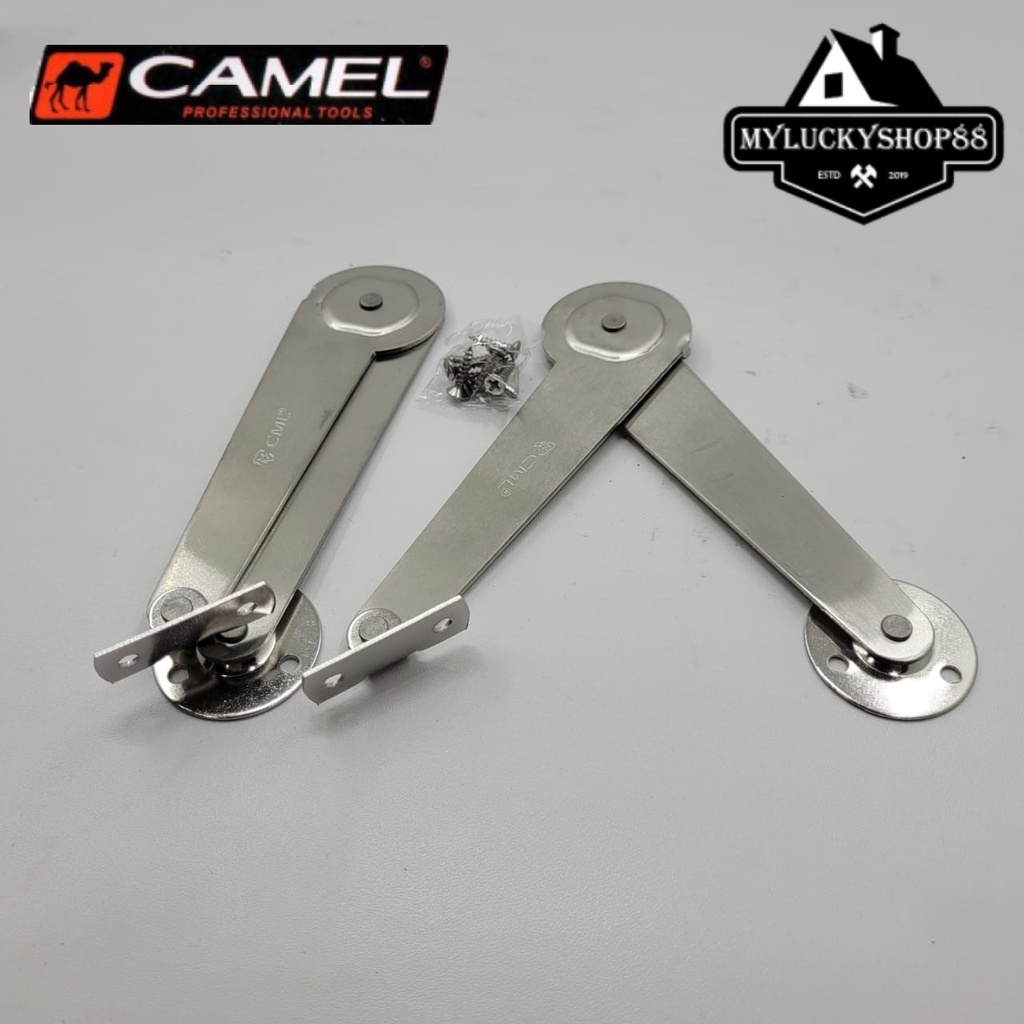 Camel Engsel Salon 9 Inch Pintu Jendela Lipat Stainless Steel 25 cm