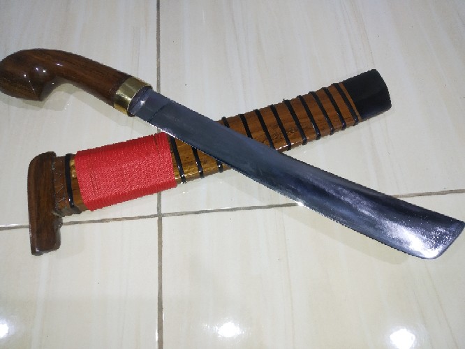 Bedog Golok Silat Model Jengkolan Ukuran 27-30 Cm