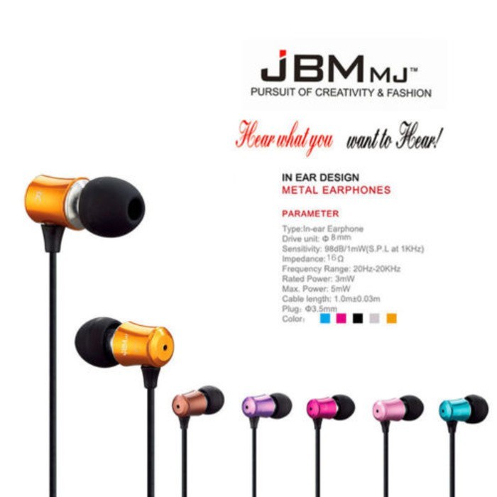 Earset Earphone JBM V8 - 56941