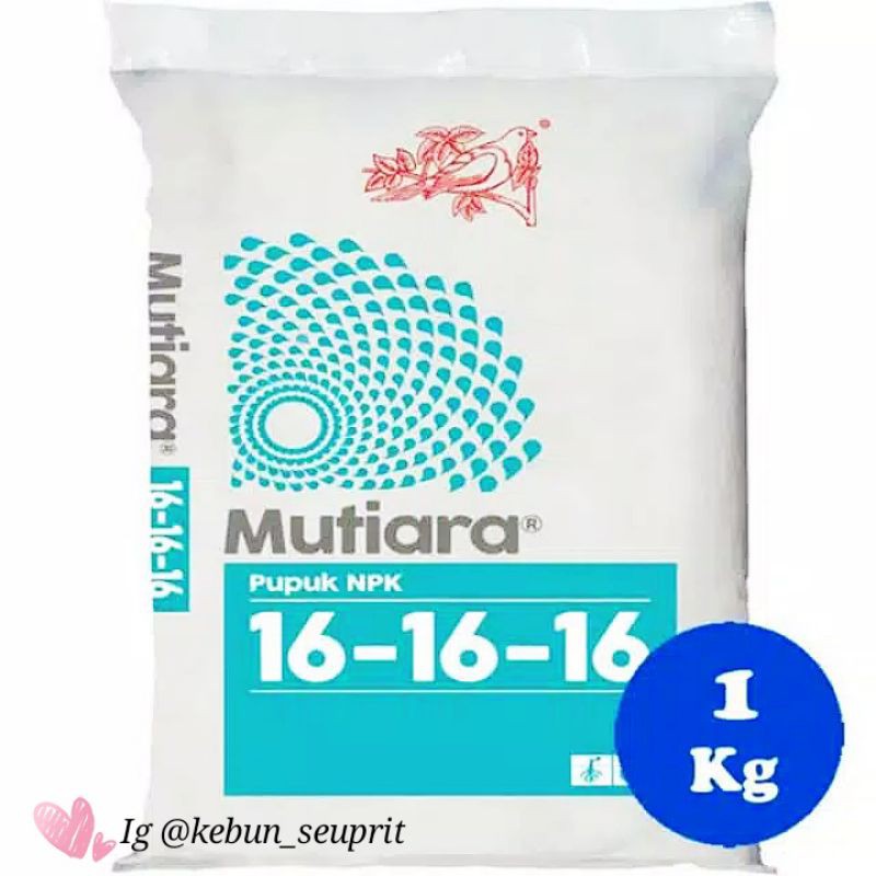 Pupuk NPK mutiara biru 16-16-16 /Pupuk mutiara Biru