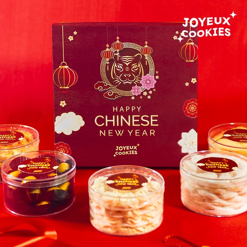 

Xiu Package | Chinese New Year Prosperous Hampers | Kue Kering Imlek