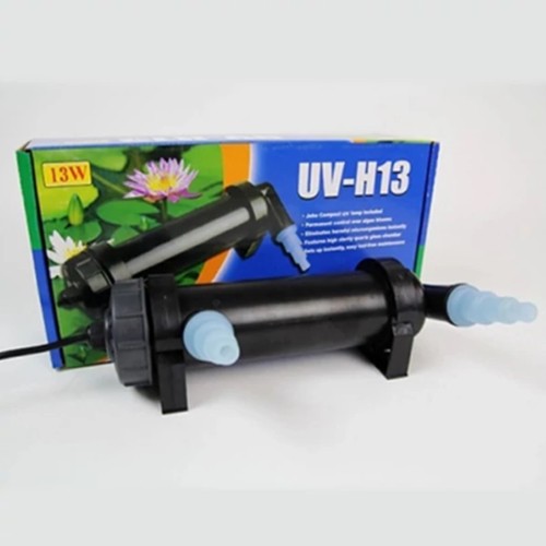 JEBO UV-H13 Sterilizer &amp; Clarifier Pembunuh Lumut Alga Aquarium UVH13