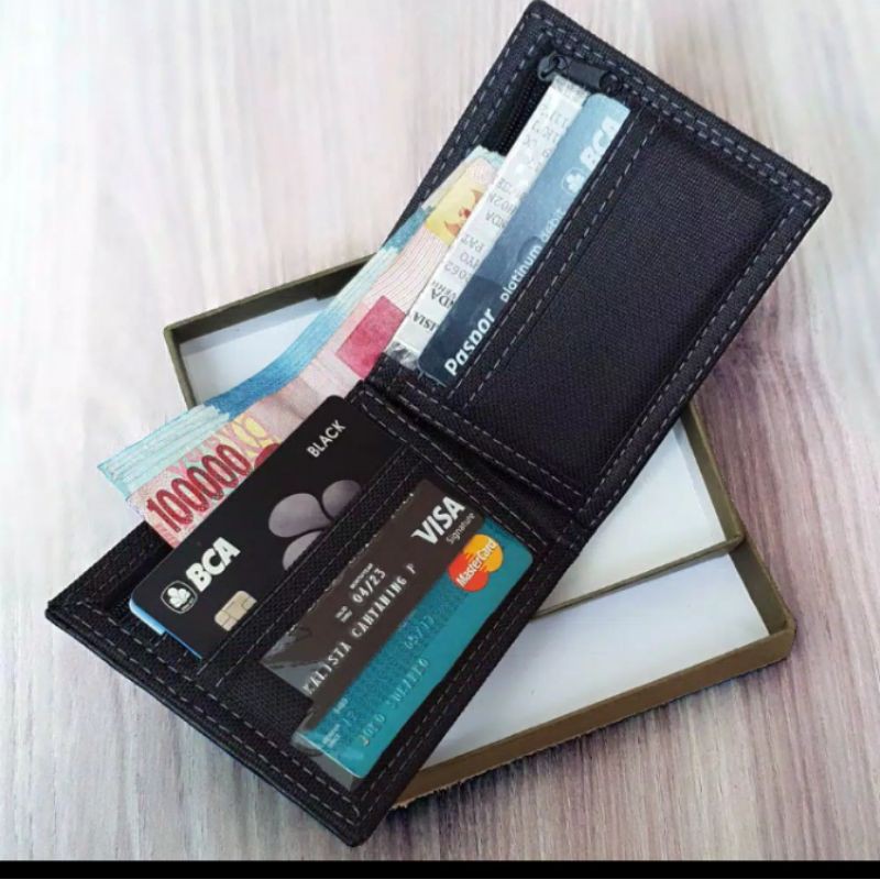 Dompet pria kulit sintetis murah meriah