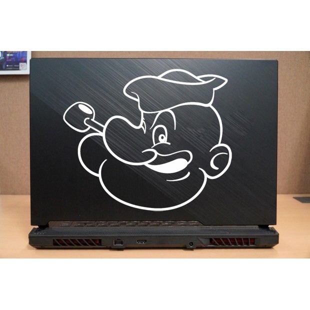 

stiker laptop popeye custom cutting stiker murah sticker