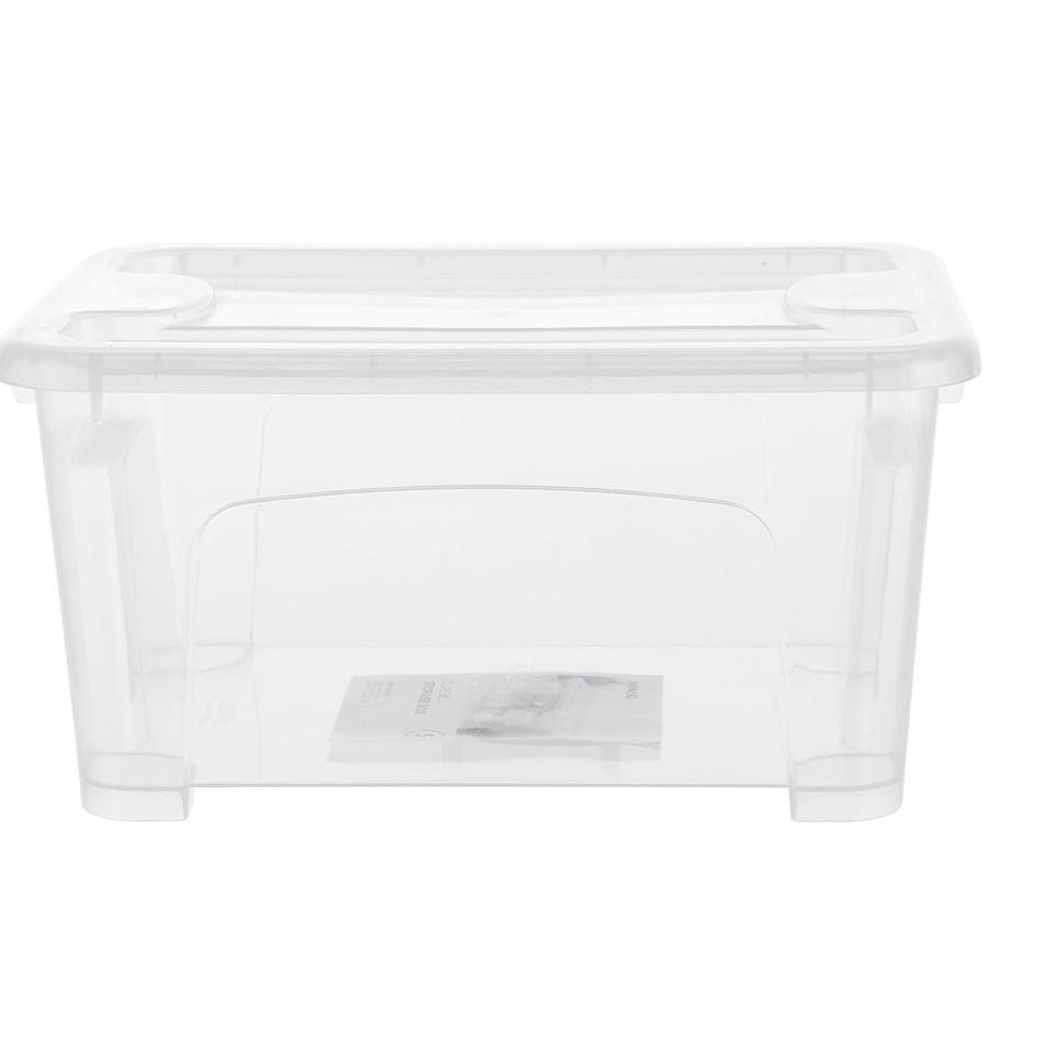 MINISO Kotak Penyimpanan Classic Storage Box 5L Kecil Serbaguna Multifungsi Transparan Plastik Premium