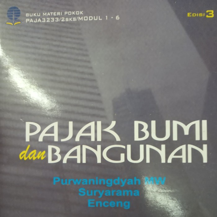 Jual Perpajakan-Buku- Buku Pajak Bumi Dan Bangunan -Buku-Perpajakan ...