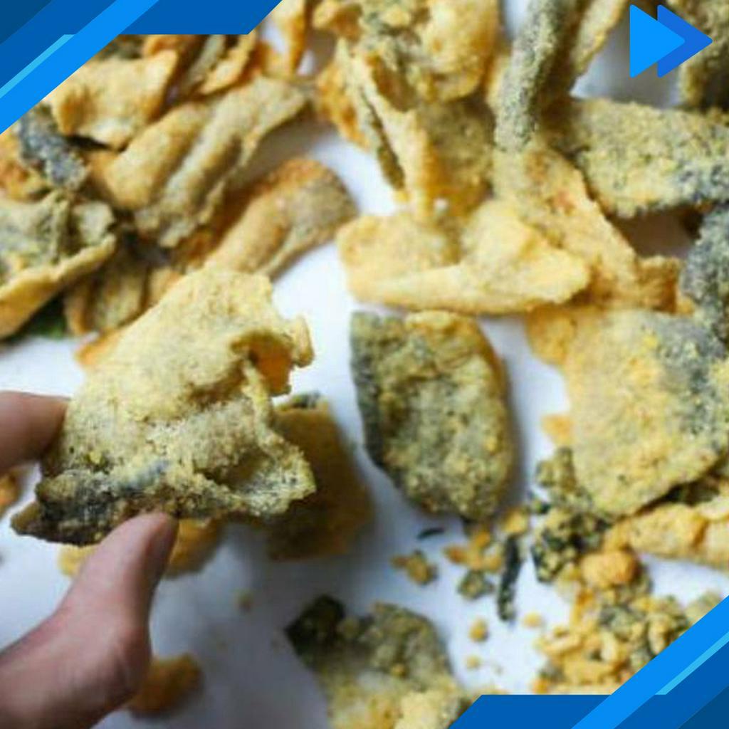 

KUALITAS OKE Salted Egg Fish Skin Kulit Ikan Telur AsinOriginal Spicy Salted Egg Yolk