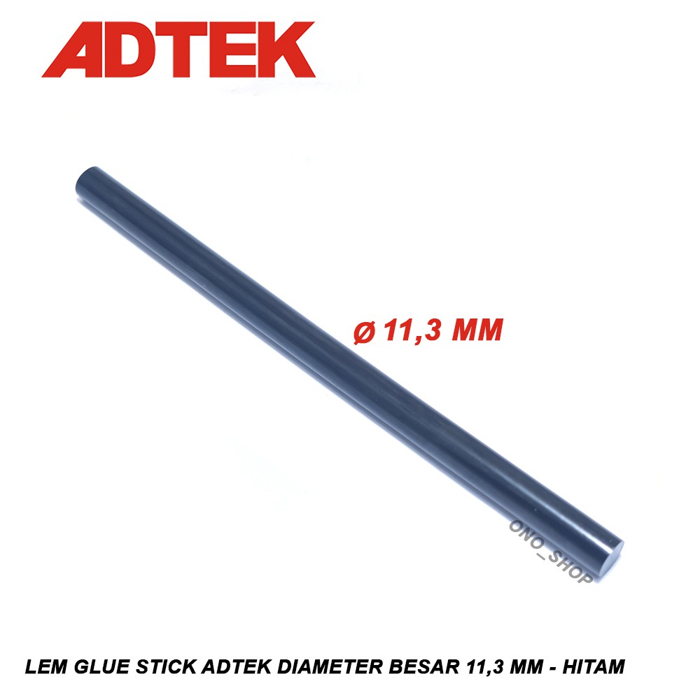 

Lem Glue Stick ADTEK Diameter Besar 11,3 mm - Hitam