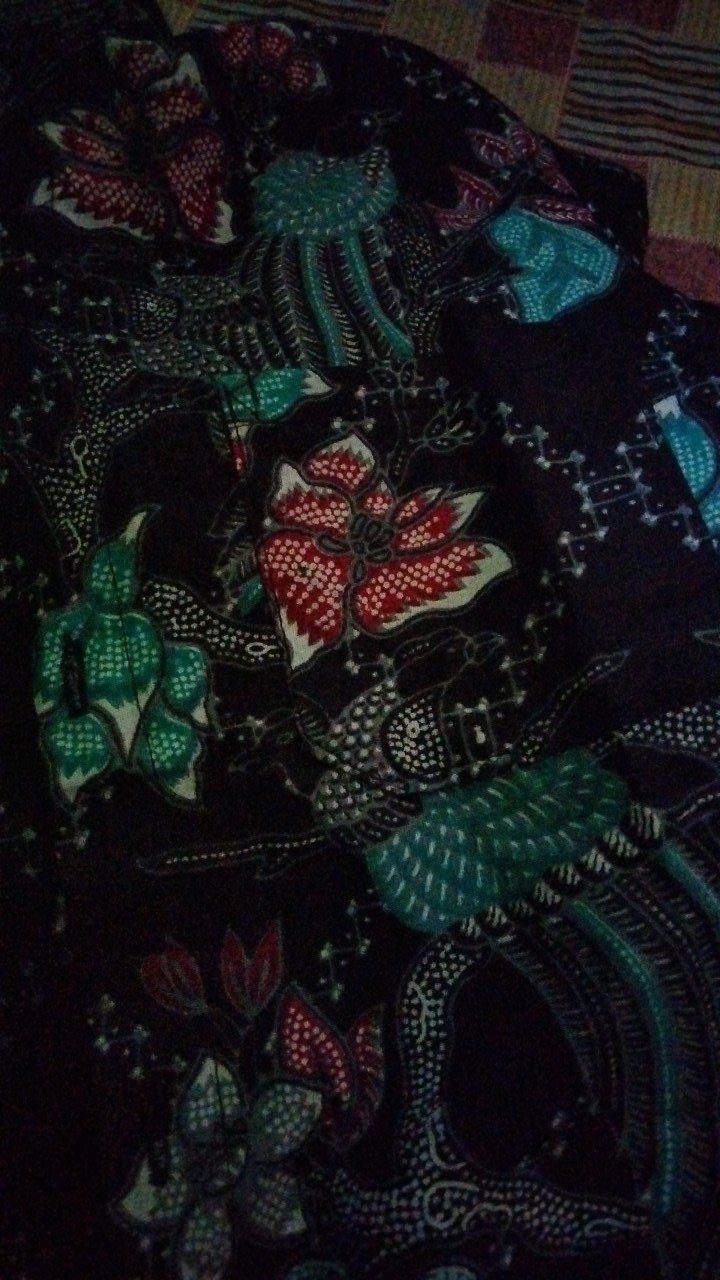 Batik Keluarga - Batik Couple Keluarga Muslim Sogan Family Ayah Ibu Anak Batik Set Family